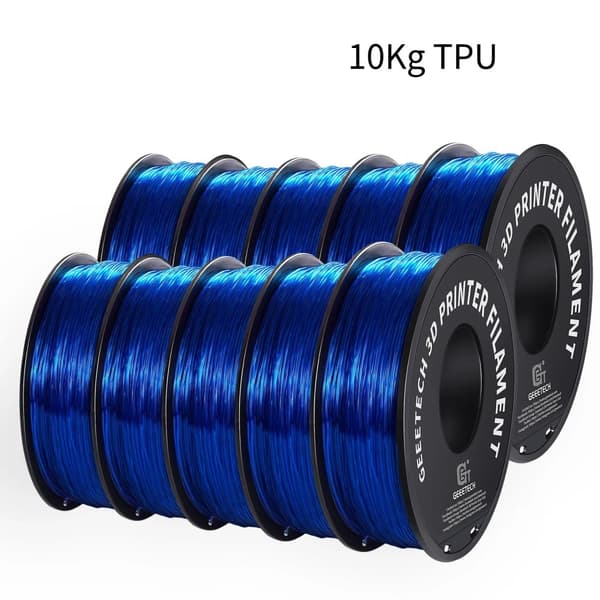 TPU 3D-tulostinlanka, 1,75 mm halkaisija, joustava materiaali,Sininen
