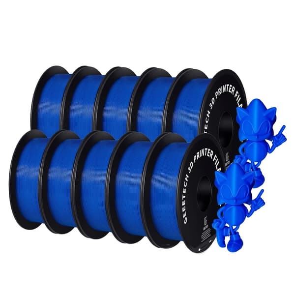 3D Printfilament, 1,75 mm diameter, miljøvenligt PETG-materiale,Blå