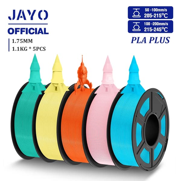 PLA Plus 3D Filament, 1,75 mm Diameter, 1,1 kg Vægt,PLA PLUS Mix-5