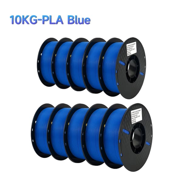 3D-utskriftsfilament, 1,75 mm diameter, 1 kg vikt,10KG PLA Blå