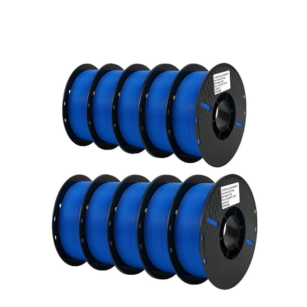3D-utskriftsfilament, 1,75 mm diameter, 1 kg vikt,10KG PLA Blå