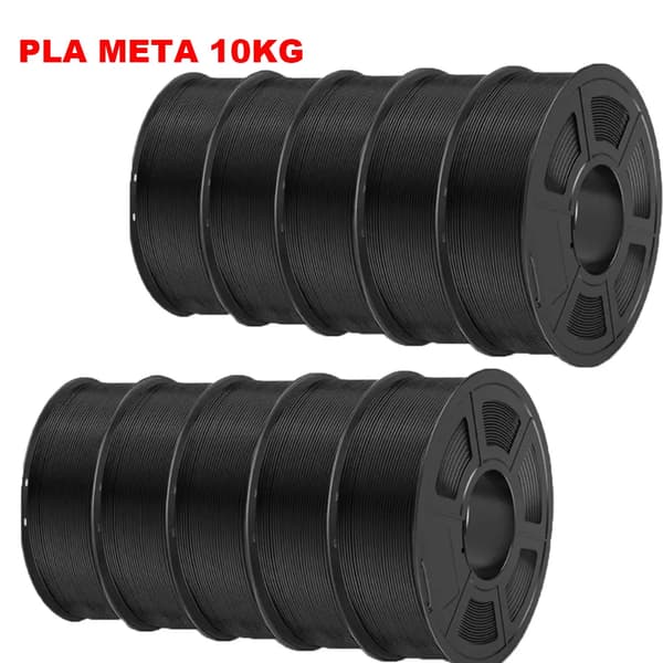 3D-tulostimen filamentti, PLA-materiaali, 1,75 mm halkaisija,PLA META Musta