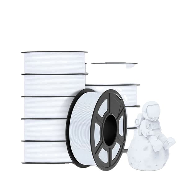 JAYO PLA Filament, 1,1 kg Hög Hastighet, 1,75 mm Diameter,HS-PLA Vit 10st