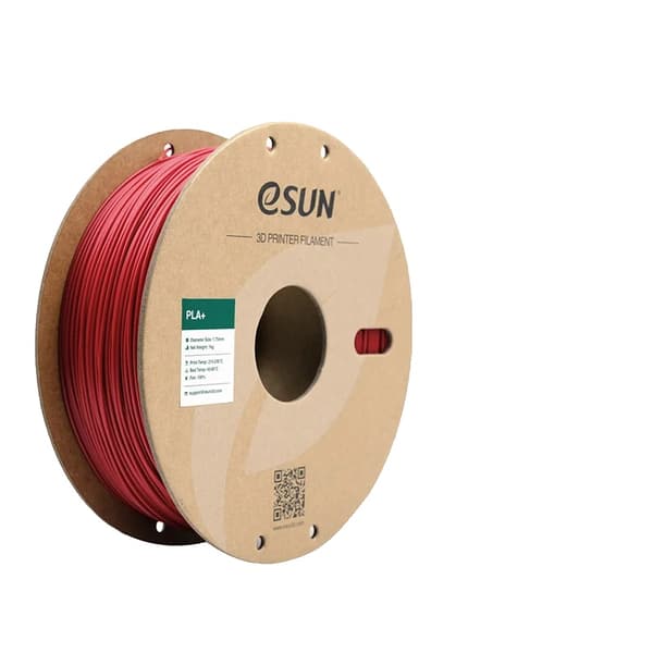 PLA+ 3D-printer filament, 1,75 mm diameter, 1 kg spole,Fire Red 10stk