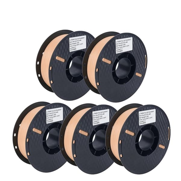 3D-printer PLA filament, 1,75 mm størrelse, 5 kg vægt,PLA-Hud-5kg