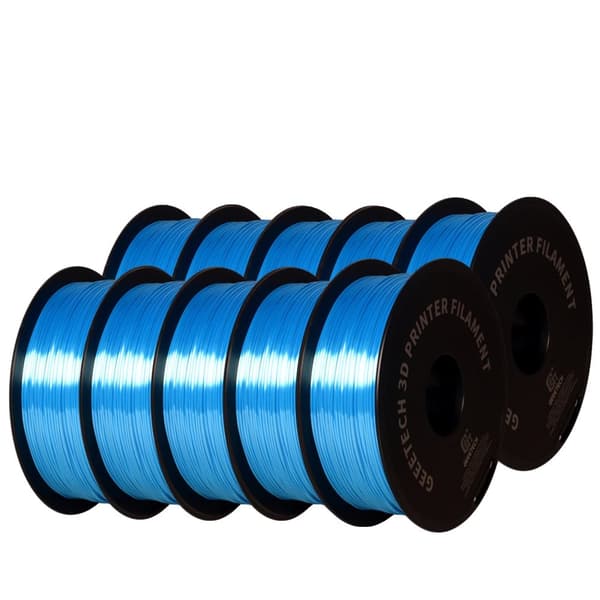 Silk PLA Filament, Høj Styrke, Miljøvenlig,Silke himmelblå