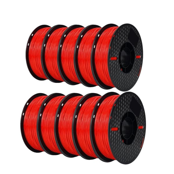 TPU 3D-skrivarfilament, 10 kg vikt, flexibelt material,10KG Röd