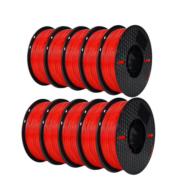 TPU 3D-skrivarfilament, 10 kg vikt, flexibelt material,10KG Röd