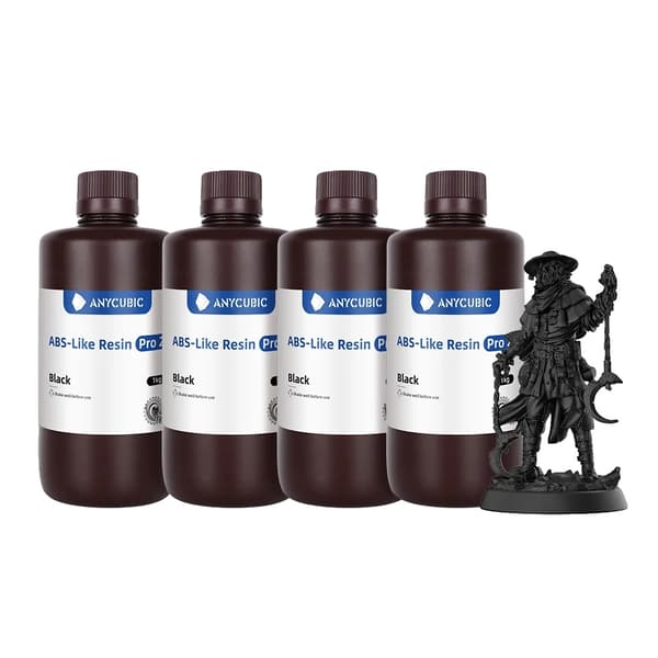 3D-printerharpiks, høj UV-modstand, fremragende mekaniske egenskaber,Sort-4kg