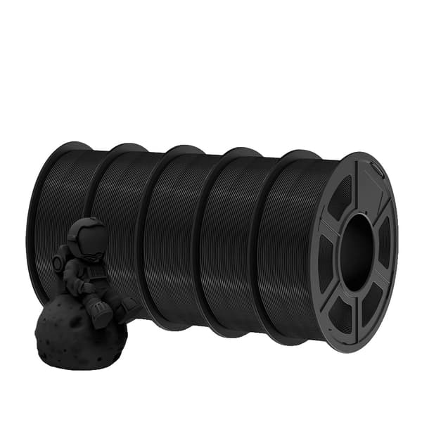 JAYO PLA Filament, 1.1kg Korkea Nopeus, 1.75mm Halkaisija,HS-PLA Musta 5kpl