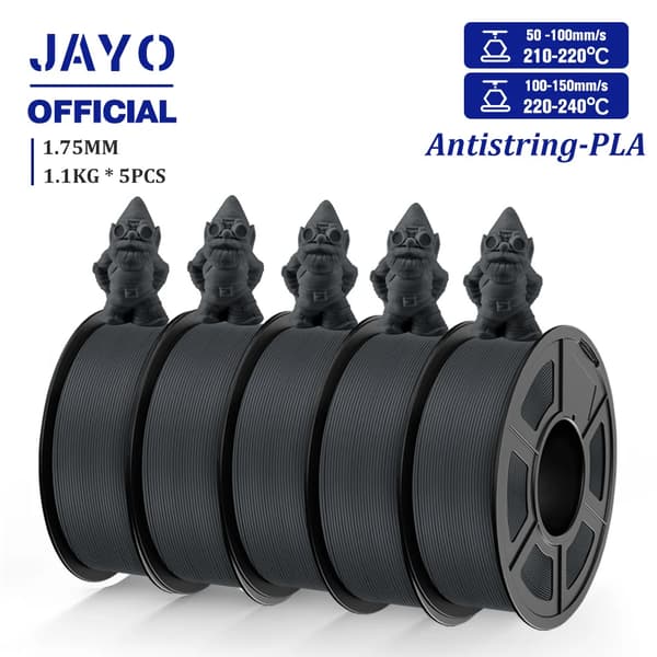 PLA 3D Filament, Antistring-teknologi, Miljövänligt material,APLA Grå 5.5KG