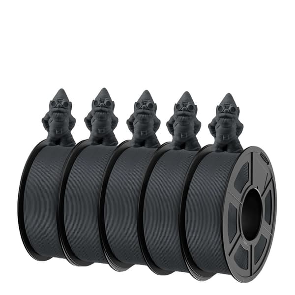 PLA 3D Filament, Antistring-teknologi, Miljövänligt material,APLA Grå 5.5KG