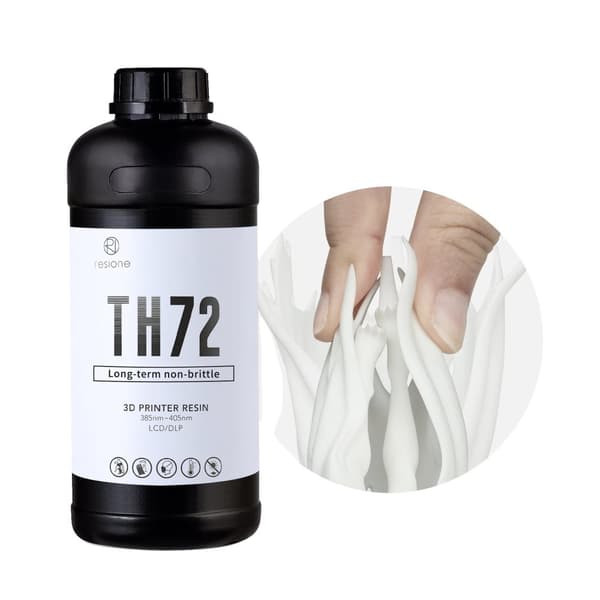 3D-printerharpiks, langvarig holdbarhed, ideel til udskrivning af figurer,TH72Hvid-1000g