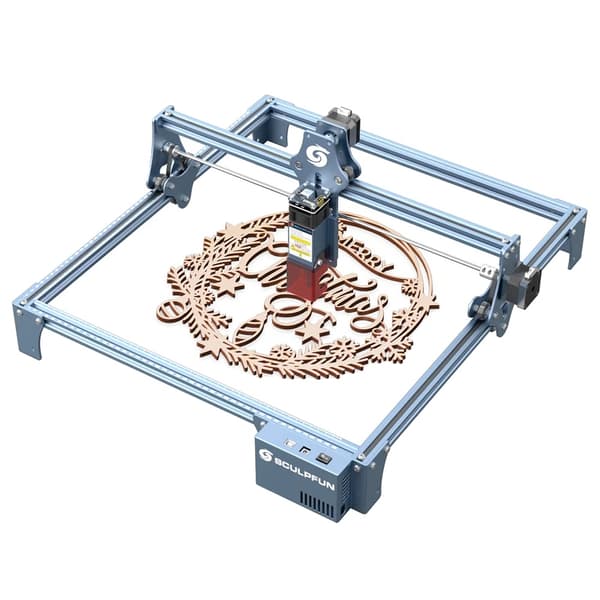 Lasergravyrmaskin, 10W Effekt, 400x410mm Gravyrområde,EU, SCULPFUN S9 Pro