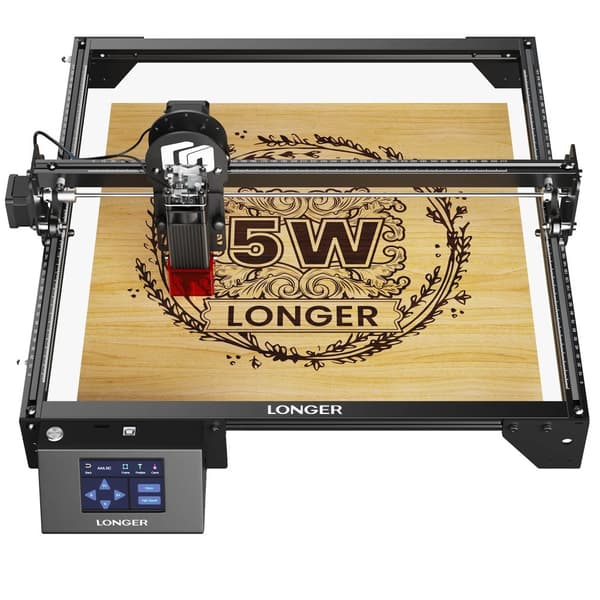 Lasergravyr, 5,5W effekt, 400x400mm arbetsområde,EU, LÄNGRE RAY5 5W