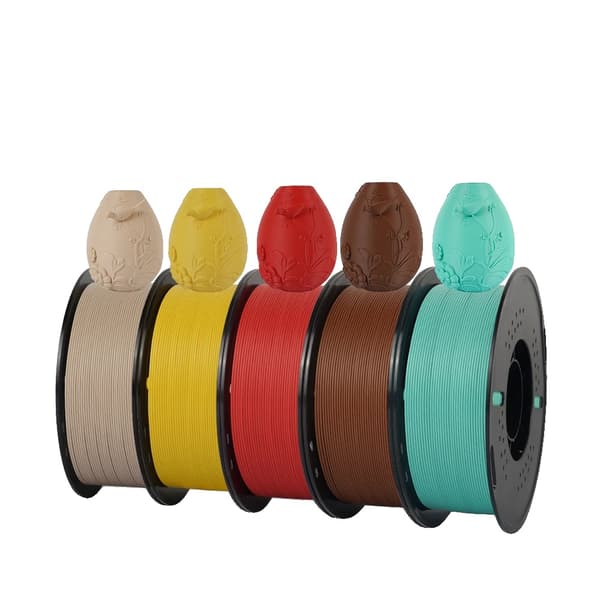 PLA Matt Filament, 1,75 mm Diameter, Miljövänligt Material,PLA Matt MIX A