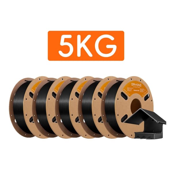 3D-tulostuslanka, ASA-materiaali, 1,75 mm halkaisija,ASA Musta-5kg