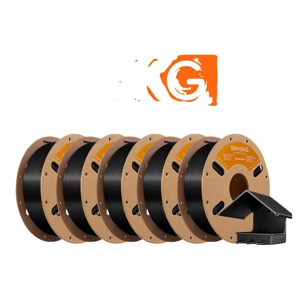 3D-tulostuslanka, ASA-materiaali, 1,75 mm halkaisija,ASA Musta-5kg