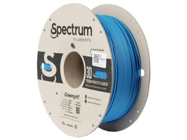 Spectrum Filaments 80703 GreenyHT Filament PLA-plast Värmebeständig, hög styvhet, Matt 1,75 mm 1000 g Ljusblå, Blå 1 st