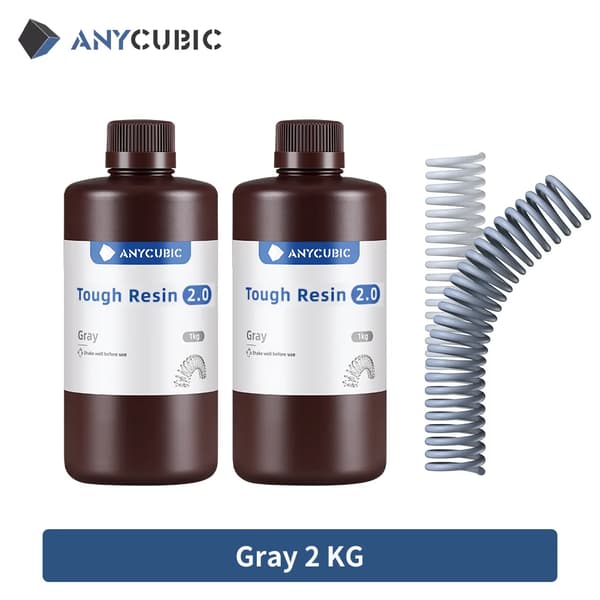 UV-harts, hög seghet, hög styvhet,2kg Grå
