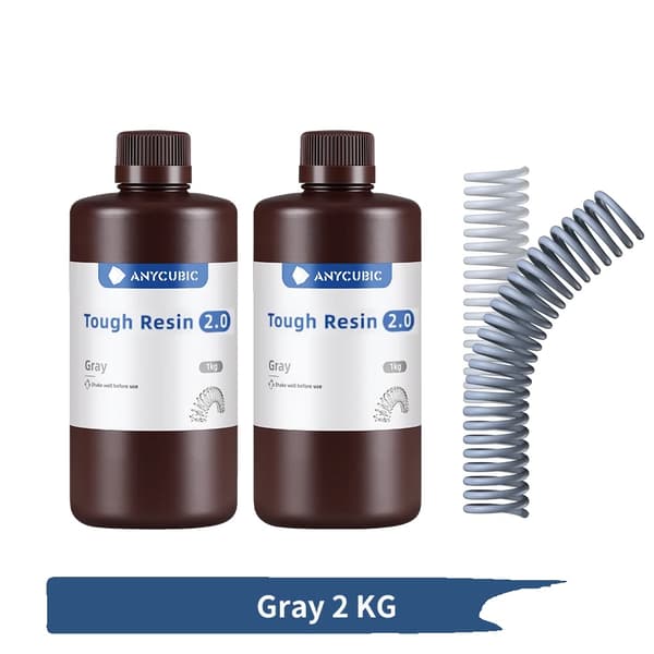 UV-harts, hög seghet, hög styvhet,2kg Grå