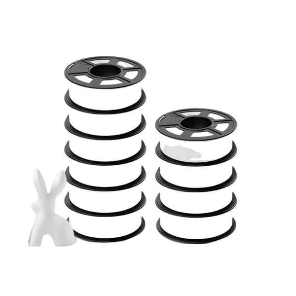 PLA PLUS filament, miljøvenligt materiale, høj slagstyrke,PLA PLUS 2-10 Hvid