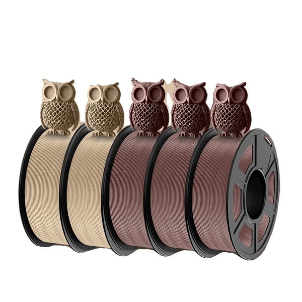 Wood PLA filament, 1,75 mm diameter, 15% træfiber,Træ PLA Mix-3
