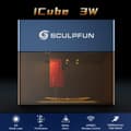 Pikkukuva 4 / 4: Sculpfun Laserkaiverrin, ultra-ohut 0,02 mm laser, korkea nopeus 10 000 mm/min,iCube Pro 5W