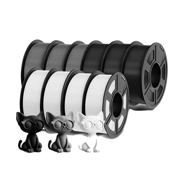 3D-tulostimen filamentti PLA PLUS, 1,75 mm halkaisija, 330 m pituus,PLA PLUS-3BK 3GY 4WT