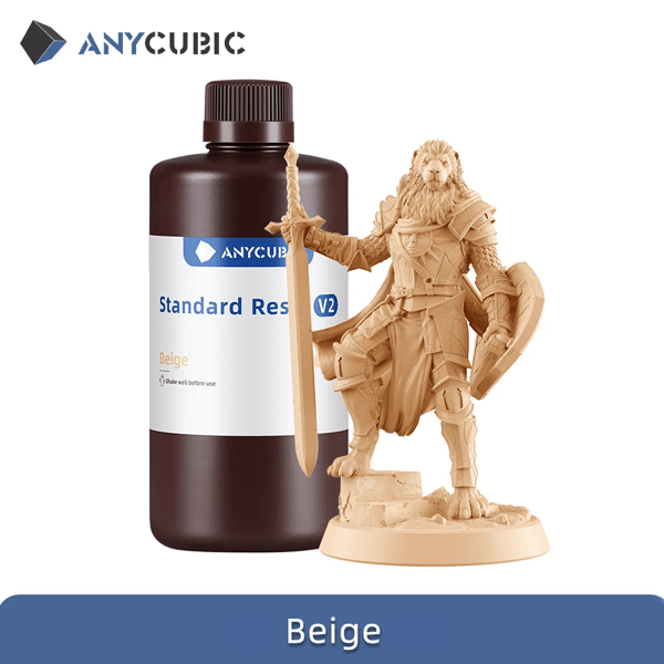 Standard UV-harpiks, høj densitet 1,05-1,25 g/cm³, varmebestandig 60-65°C,10KG Beige