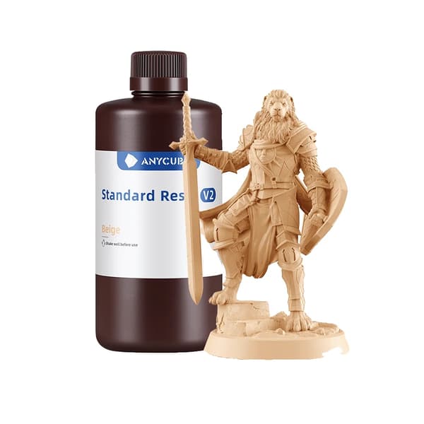 Standard UV-harpiks, høj densitet 1,05-1,25 g/cm³, varmebestandig 60-65°C,10KG Beige