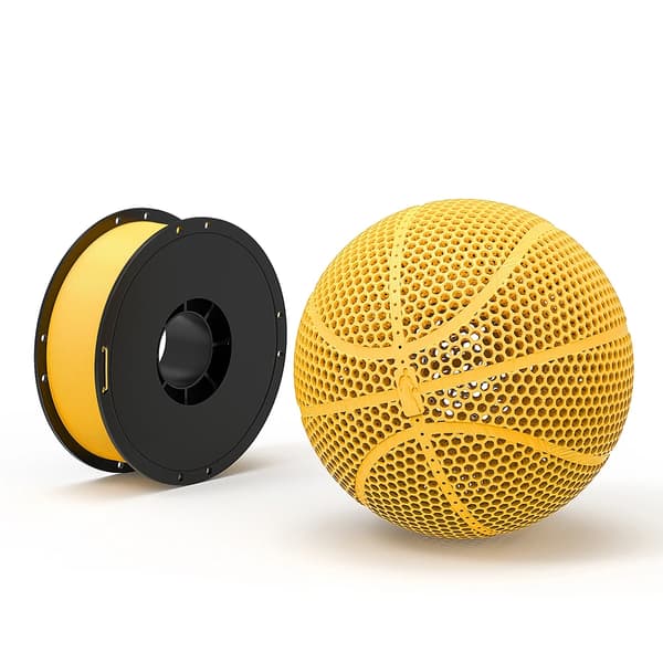 PLA 3D-printfilament, højhastighedsprint, biologisk nedbrydeligt materiale,PLA-HR Gul