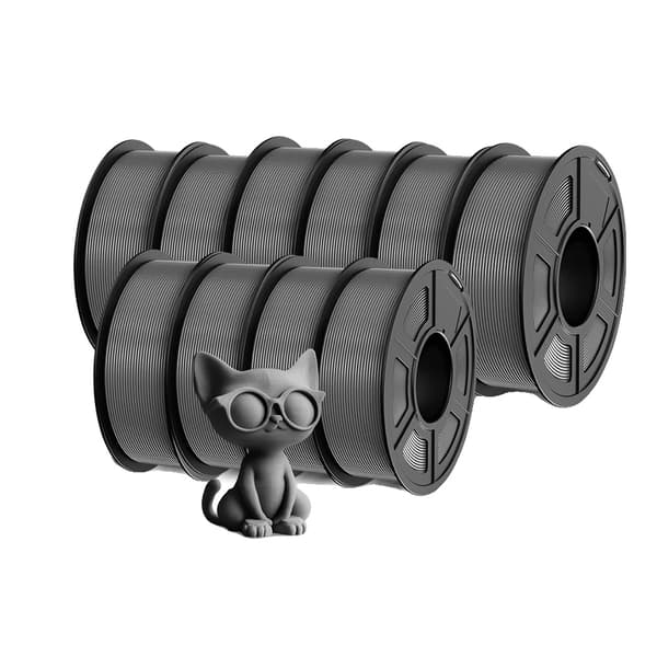 3D-tulostimen filamentti PLA PLUS, 1,75 mm halkaisija, 330 m pituus,PLA PLUS-10 Harmaa