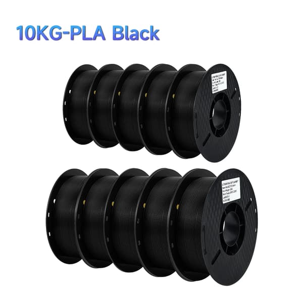 3D-tulostuslanka, 1,75 mm halkaisija, 1 kg paino,10KG PLA Musta