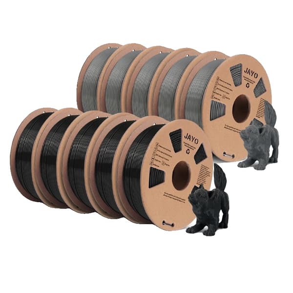 PLA Meta Filament, 1,75 mm diameter, miljøvenlig og biologisk nedbrydelig,PLAMeta-5BK 5GY