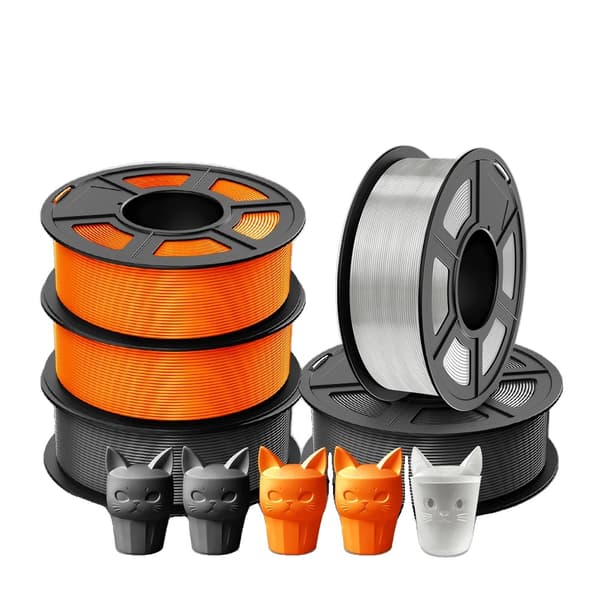 JAYO 3D-tulostinfilamentti, 1,1 kg paino, 1,75 mm halkaisija,PETG 2GY-2OR-TP