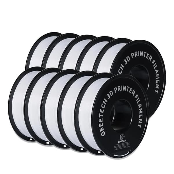 PLA-lanka, 10 kg paino, 1,75 mm halkaisija,PETG Valkoinen 10Kg