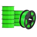 Miniatyrbillede 1 af 2: PETG filament, 10KG vægt, 1,75mm diameter,PETG-GRØN-10kg