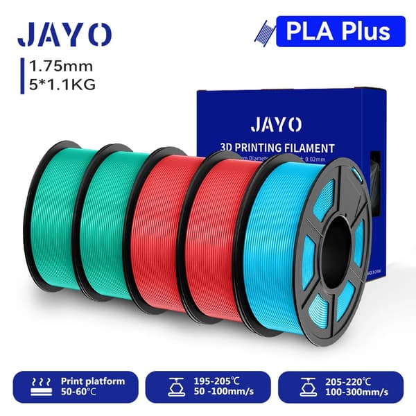 3D-printer filament, diameter 1,75 mm, nettovægt 1,1 kg,PLA PLUS 2MG2CRSB