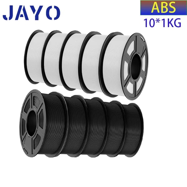 3D-tulostimen filamentti, 1,75 mm halkaisija, 100 % ilman kuplia,ABS-5BK5WT-10KG