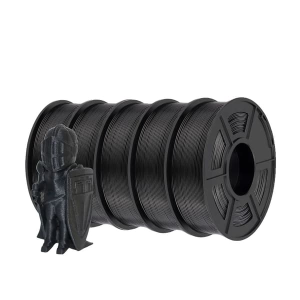 JAYO PETG-CF 3D Printer Filament, Høj Slagstyrke, Varmebestandig,PLA-CF 5 Ruller