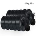 Miniatyrbillede 2 af 2: PLA filament, 10 kg vægt, 1,75 mm diameter,ABS Sort 10Kg