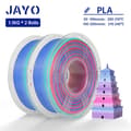 Miniatyrbild 2 av 2: JAYO Silk PLA Filament, 1,75 mm Diameter, Miljövänlig och Hög Styrka,PLA-Regnbåge02