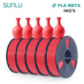 Miniatyrbillede 2 af 2: 3D Printfilament, 1KG Rulle, Høj Præcision,META kirsebær rød