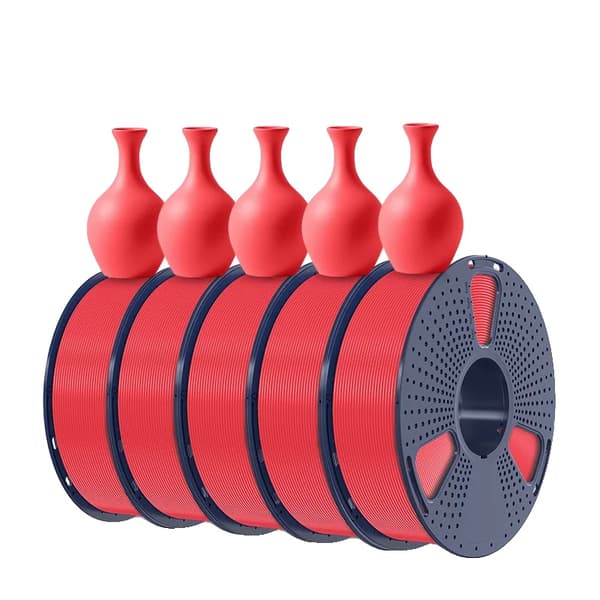 3D Printfilament, 1KG Rulle, Høj Præcision,META kirsebær rød
