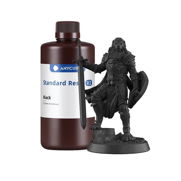 Standardi UV-hartsi, korkea tiheys 1,05-1,25 g/cm³, lämpötilankestävä 60-65 °C,20KG Musta