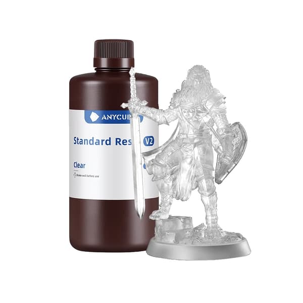 Standardi UV-hartsi, korkea tiheys 1,05-1,25 g/cm³, lämpötilankestävä 60-65 °C,10KG Kirkas