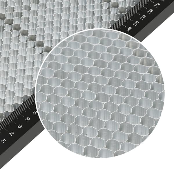 Honeycomb panel arbetsbord DIY gravör arbetsbädd Panel för lasergraverare och laserskärare 400x400x22mm