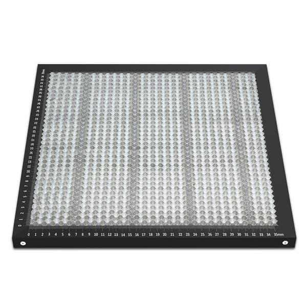 Honeycomb panel arbetsbord DIY gravör arbetsbädd Panel för lasergraverare och laserskärare 400x400x22mm