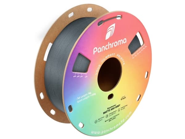 Polymaker CA04014 Panchroma™ Matte Filament PLA-muovi Matta, matta, alhaisempi muovipitoisuus 1,75 mm 1000 g Ash Grey, Harmaa 1 kpl